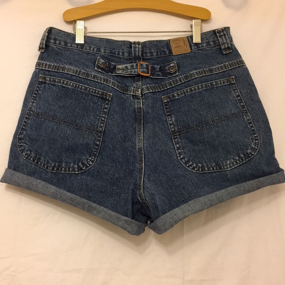 Vintage High Waist Mom Jean Shorts Lee Riders 12 - Picture 3 of 6